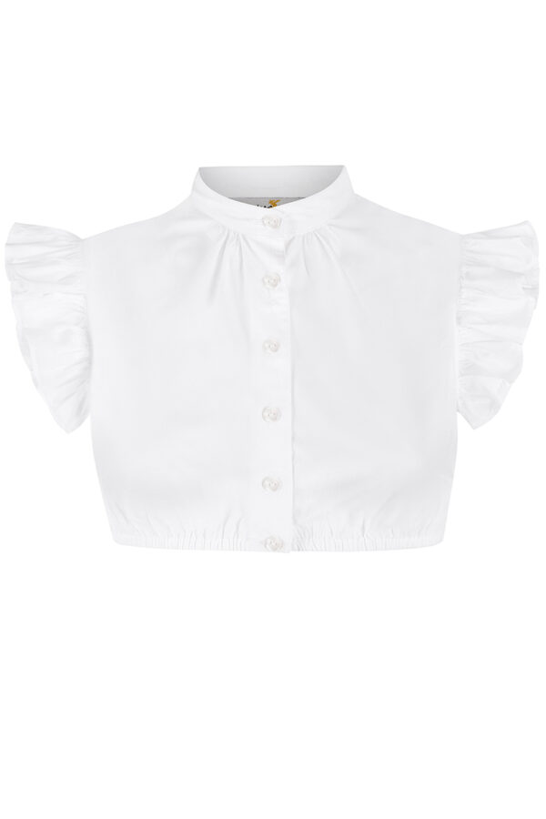 Dirndlbluse mit Flügelärmel ~ 38