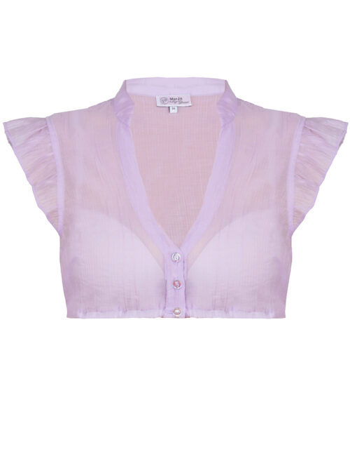 Dirndlbluse WALDBRUNN flieder ~ 30