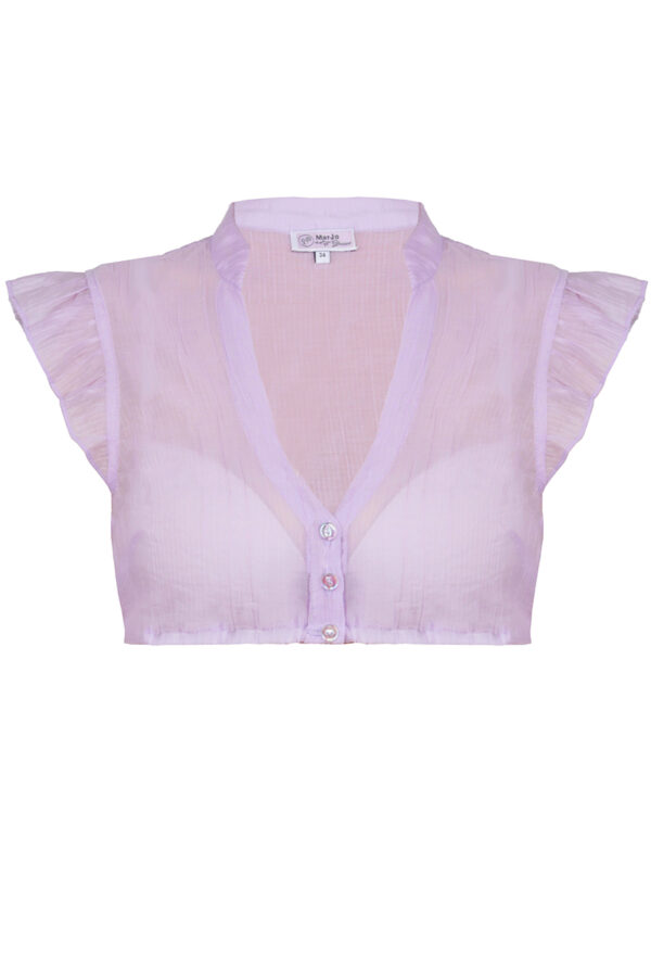 Dirndlbluse WALDBRUNN flieder ~ 38