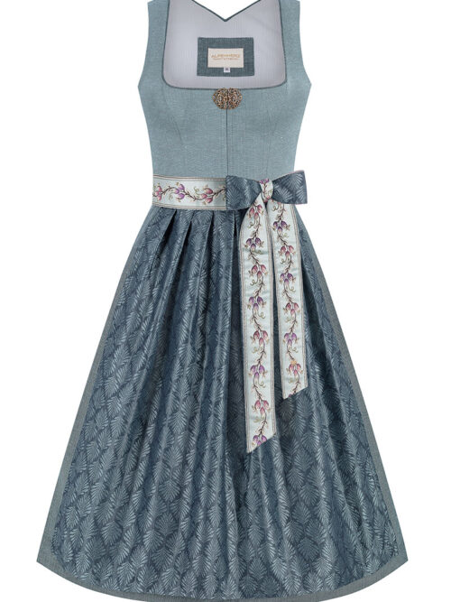 Midi Dirndl 70 cm petrol Paloma 016102 ~ 38