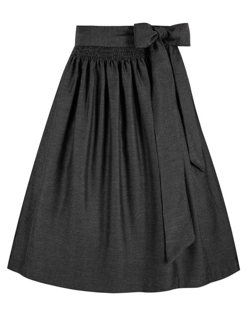Dirndlschürze midi 65 cm anthrazit Chloe 016582 ~ S