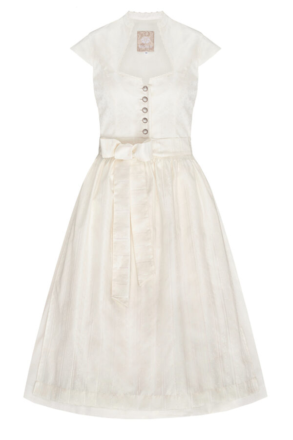 Brautdirndl midi 70cm creme Antonia 006888 ~ 34