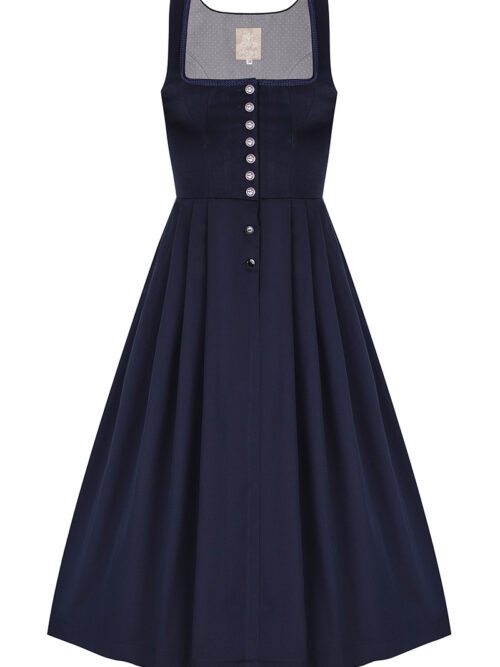 Dirndl lang 80 cm Gastro dunkelblau Britta 010944 ~ 36