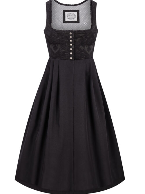 Dirndl lang 80 cm Gastro schwarz Amy 005582 ~ 36