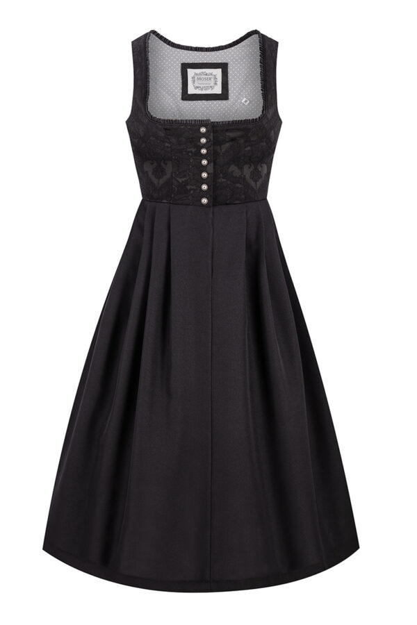 Dirndl lang 80 cm Gastro schwarz Amy 005582 ~ 46