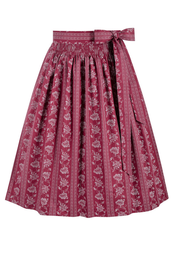 Dirndlschürze mit Blumenranken (65 cm) ~ 3XL