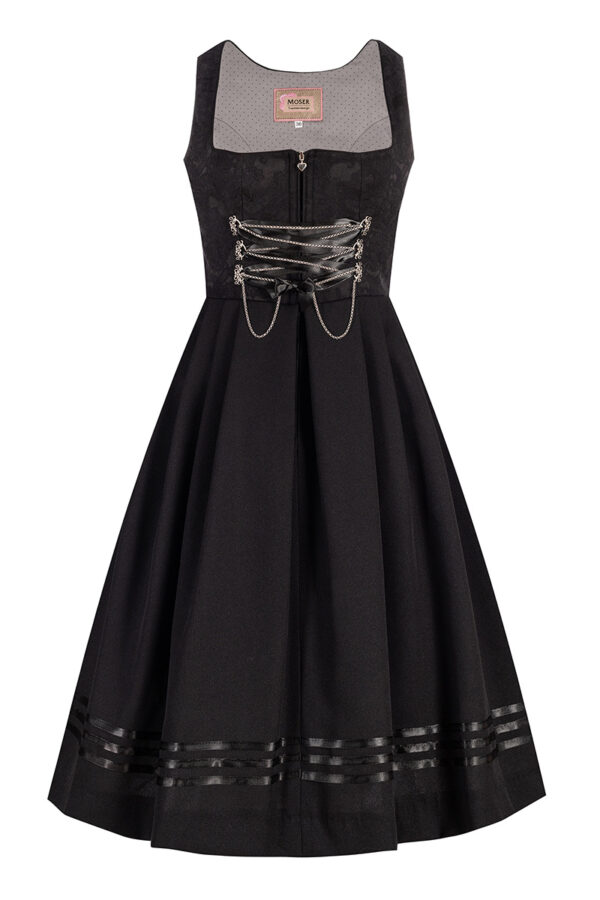 Midi Dirndl 65 cm Gastro schwarz Britta 010942 ~ 36