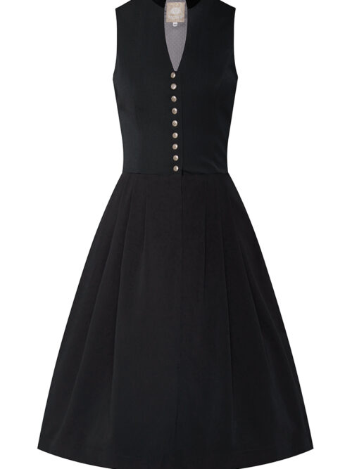 Midi Dirndl 65 cm Gastro schwarz Viona 006944 ~ 32