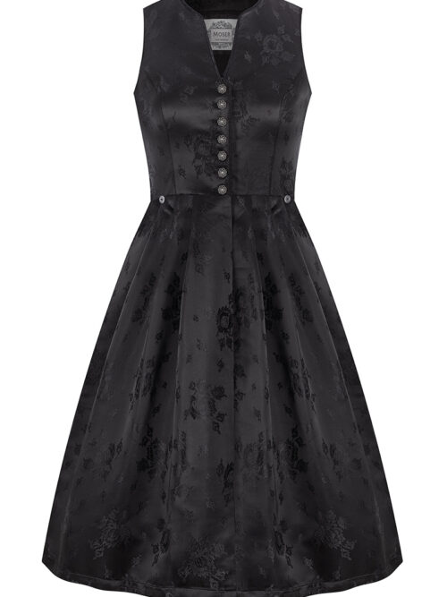 Midi Dirndl 70 cm Gastro schwarz Sabrina 013963 ~ 36