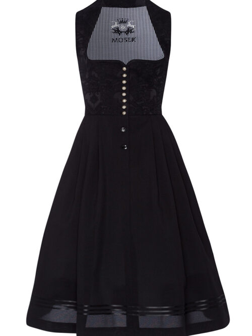 Dirndl lang 80 cm Gastro schwarz Nicki 004562 ~ 36