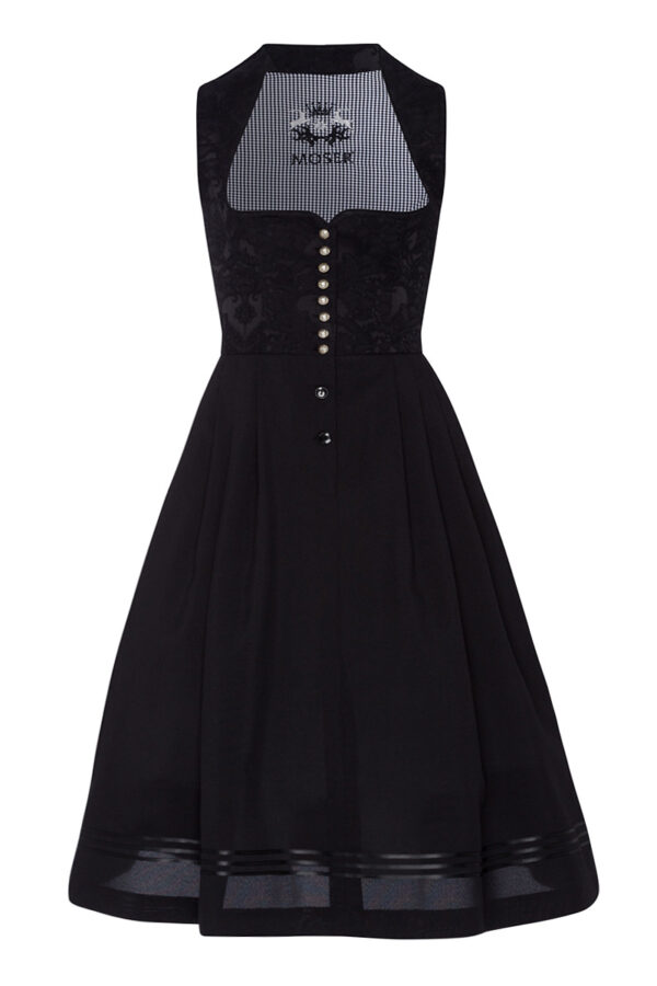Dirndl lang 80 cm Gastro schwarz Nicki 004562 ~ 54