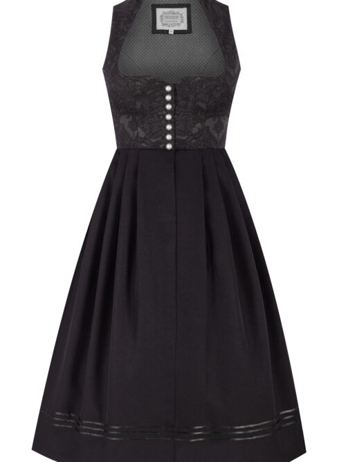 Dirndl lang 85 cm Gastro schwarz Nicki ~ 36