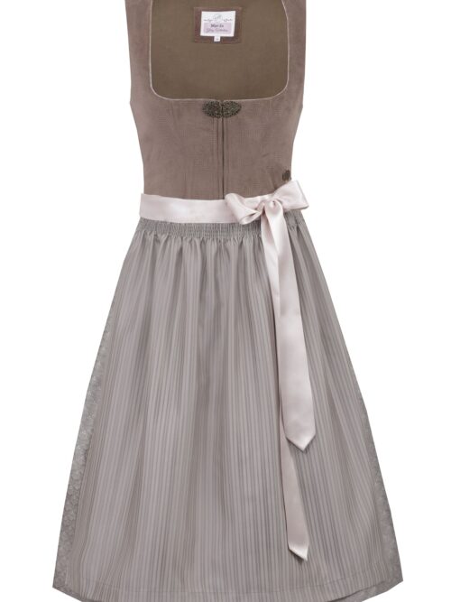 Dirndl ÜBERSEE (65 cm) coffee ~ 46 ~ braun, taupe