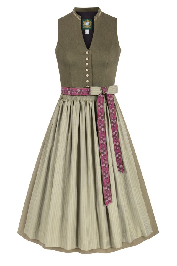 Dirndl WALCHSEE (75 cm) ~ oliv ~ 34