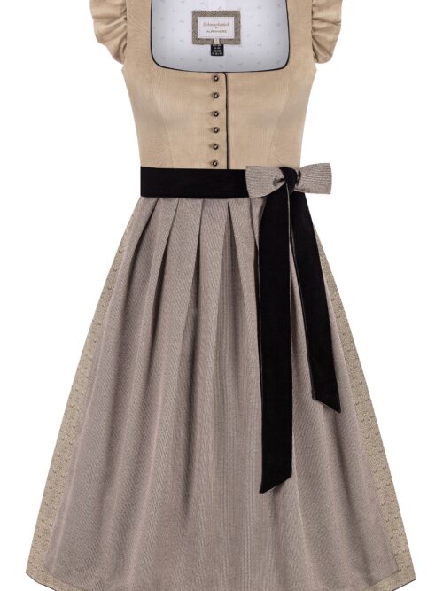 Dirndl EMILIA (75 cm) ~ 34 ~ taupe