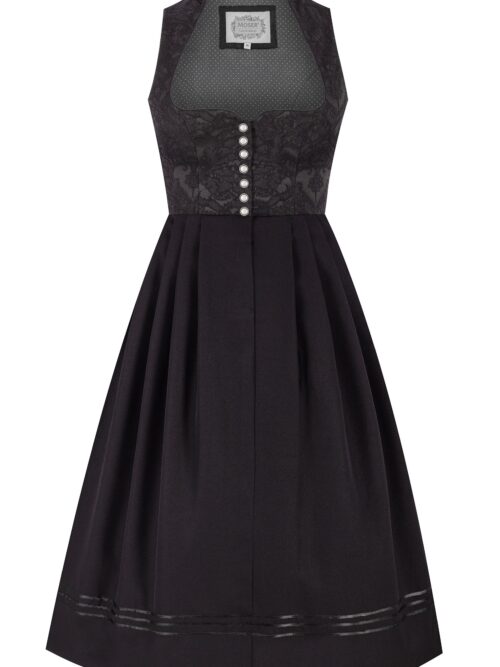 Dirndl lang 85 cm Gastro schwarz Nicki ~ 34