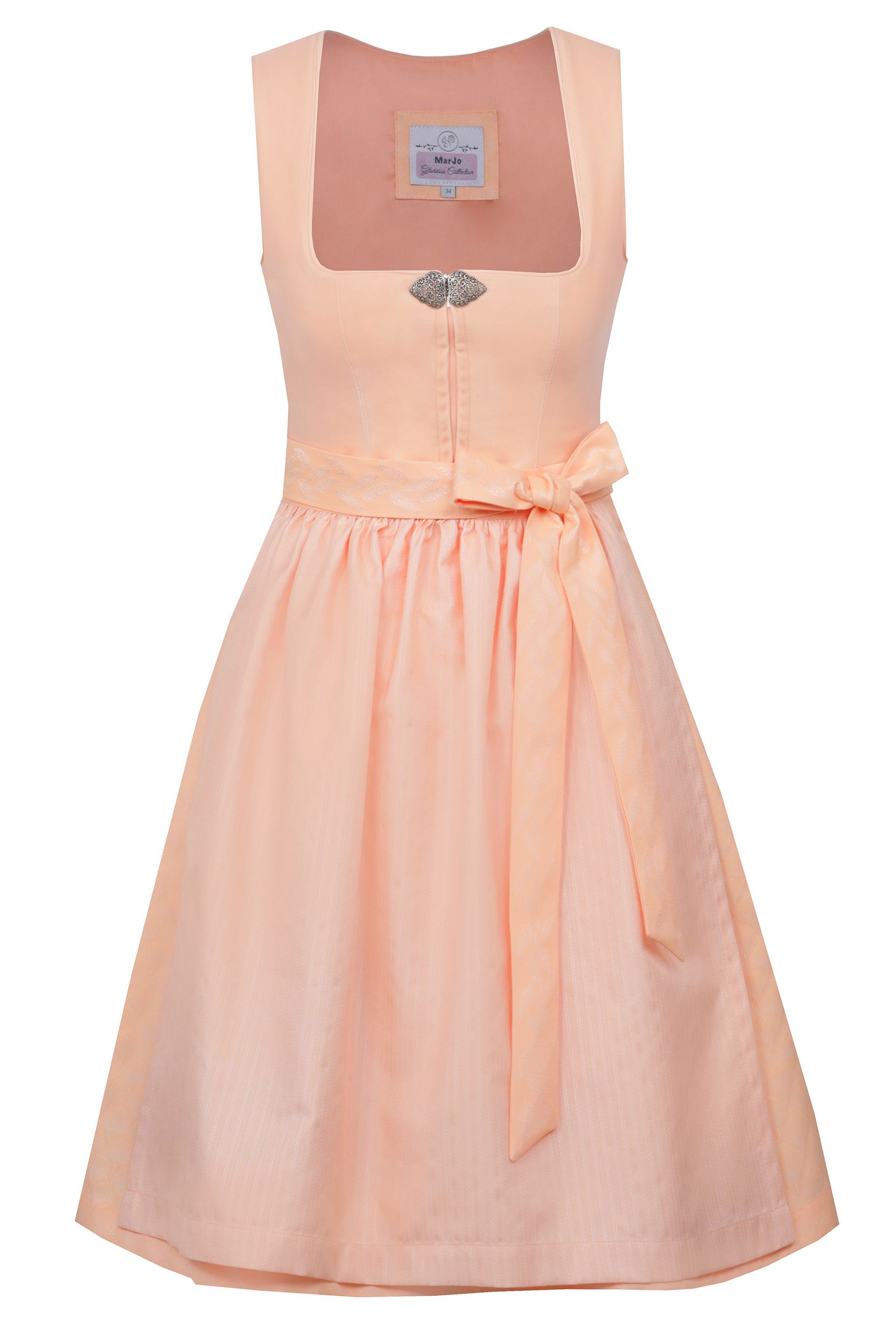 Dirndl MÖNCHSROTH (60 cm) peach ~ apricot ~ 40