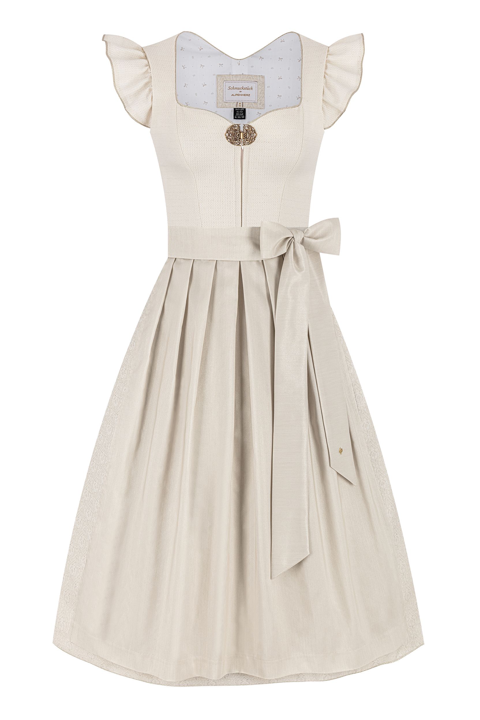 Dirndl ELOUISE (75 cm) ~ 42 ~ creme