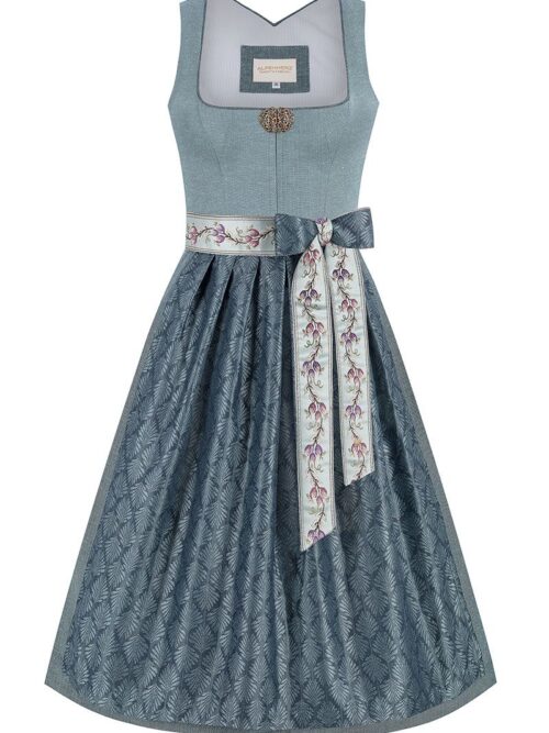 Midi Dirndl 70 cm petrol Paloma 016102 ~ 34