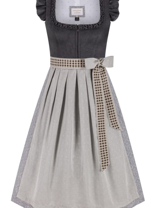 Dirndl AMARA (75 cm) ~ 36 ~ anthrazit, grau