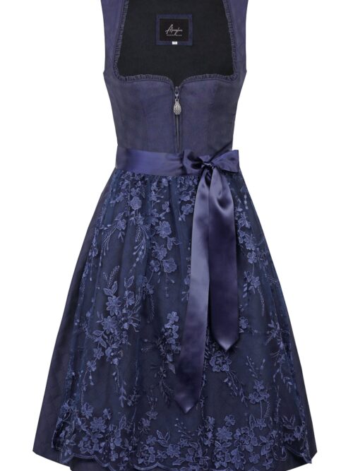Dirndl MINTRACHING (60 cm) ~ 38 ~ dunkelblau