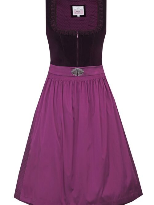 Dirndl TSCHIRN (65 cm) brombeere ~ 30 ~ aubergine