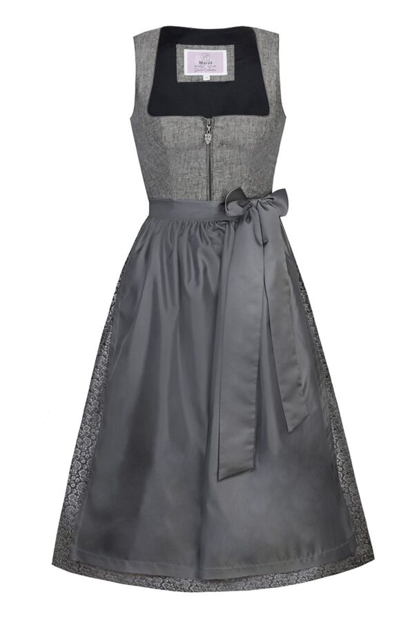Dirndl GUSTA mit Leinen-Mieder (75 cm) ~ 36